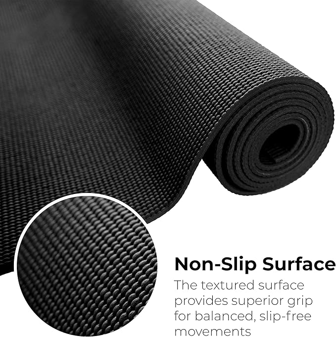Hello Fit 10-Pack Yoga Mat, 68" x 24" Non Slip Exercise Mat, 4mm Thick Gym Mat for Fitness and Stretching, Bulk Non Toxic Yoga Mats for Schools and Studios - Bloomnest