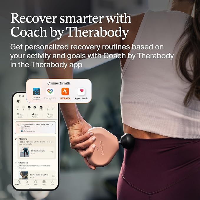 TheraGun Mini (3rd Generation) by Therabody – Ultra-Portable Massage Gun and Travel Essential for Fast, Effective Pain and Tension Relief Anywhere (Desert Rose) - Bloomnest