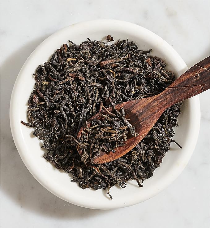 English Breakfast Loose Leaf Black Tea (200+ Servings) - Fresh Harvest - Strong Full Bodied Whole Leaf Assam Black Tea - Farm2Cup from 5th Generation Tea Farm - Bulk Pack - 1 Pound Sealable Pouch - Bloomnest