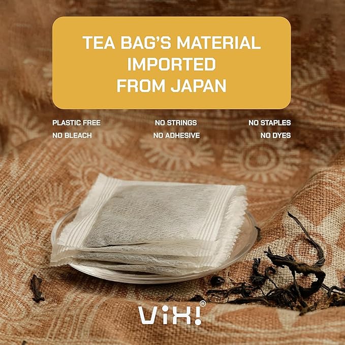 VIXI Jasmine Green Tea Bags, 150 Counts, Vietnam's Mountain Tea, Flavored, Aroma, Tagless, Sugar Free, 100% Natural from Ancient Tea Tree for Hot and Cold Brew - Bloomnest