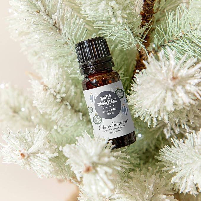 Edens Garden Winter Wonderland Essential Oil Blend- 100% Pure Premium Grade, Undiluted, Natural, Therapeutic, Aromatherapy, The Best for Diffusing, Candle, Laundry, Humidifiers 10 ml (.33 fl oz) - Bloomnest