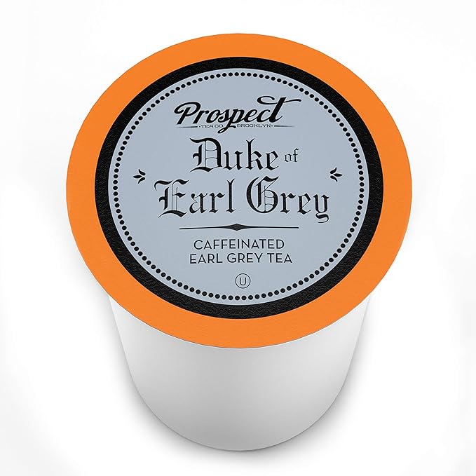Prospect Tea Co. Duke Of Earl Grey Tea Pods Compatible with K Cup Brewers Including 2.0, 40 Count - Bloomnest
