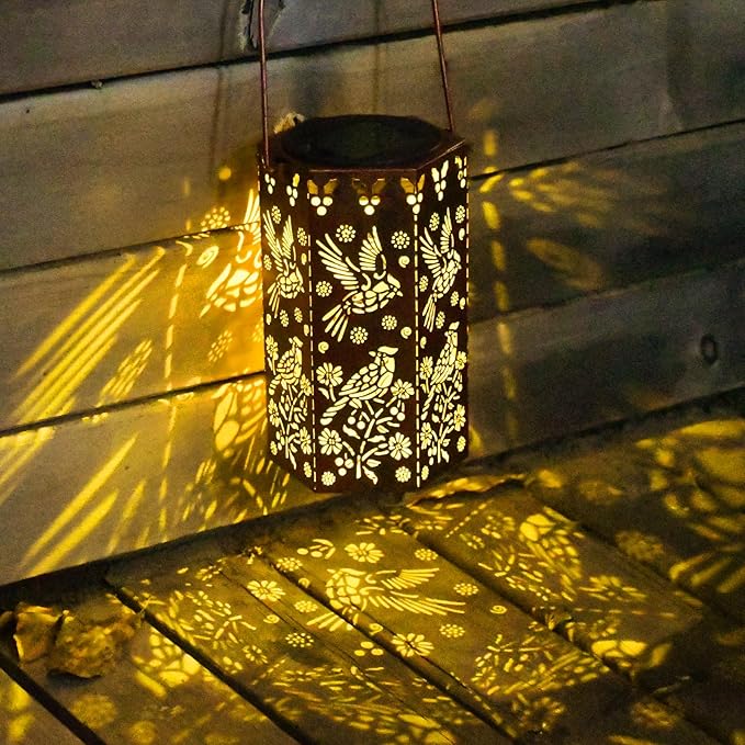 Styleonme Cardinal Lover Solar Light, Mother's Day Lantern Gift for Mom Grandma Women Sister, Hanging Image Cardinals Lanterns, Yard Corridor Garden Decor, Thanksgiving Day, Birthday Gifts - Bloomnest