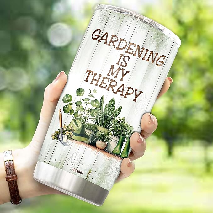 Gardening Gifts for Women Mom Wife Grandmother Funny Gardening Travel Mug Coffee Cup Gift for Garden Lover Plant Lady Gardener Thermos Tumblers 20oz Stainless Steel Christmas Birthday - Bloomnest