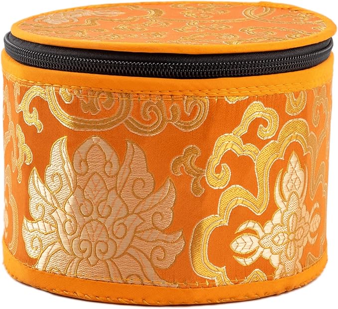 Tibetan Singing Bowl Set - 5" Plain Sound Bowl with Gift Box - Easy To Play for Beginners - Authentic Handcrafted Mindfulness Meditation Chakra Healing Holistic Sound 7 by Himalayan Bazaar - Bloomnest