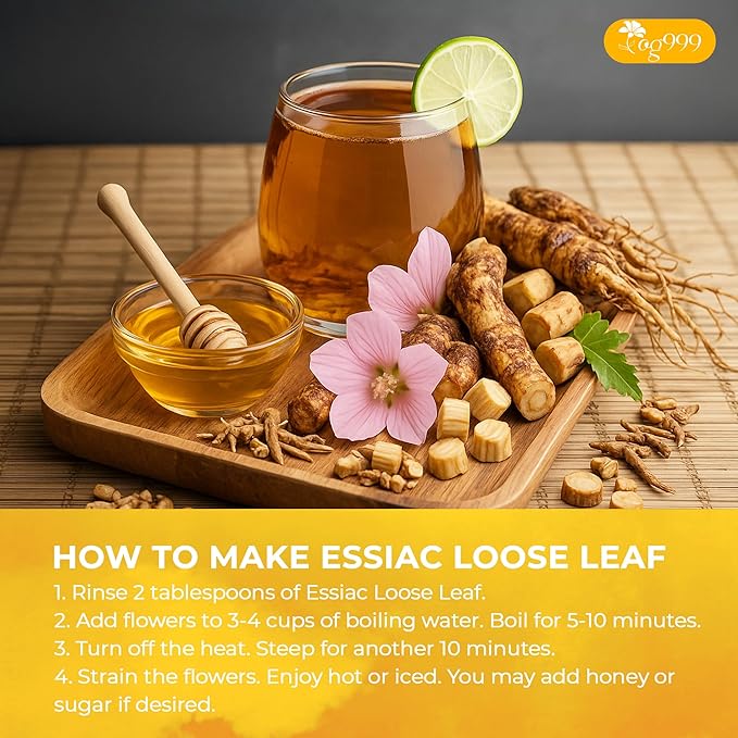 TOG Premium 1 lb Essiac Tea, Wellness Blends, Premium Quality, 100% Natural & Pure, Caffeine-Free, No Additives or Preservatives, Non-GMO, Plant-Based & Vegan - Bloomnest