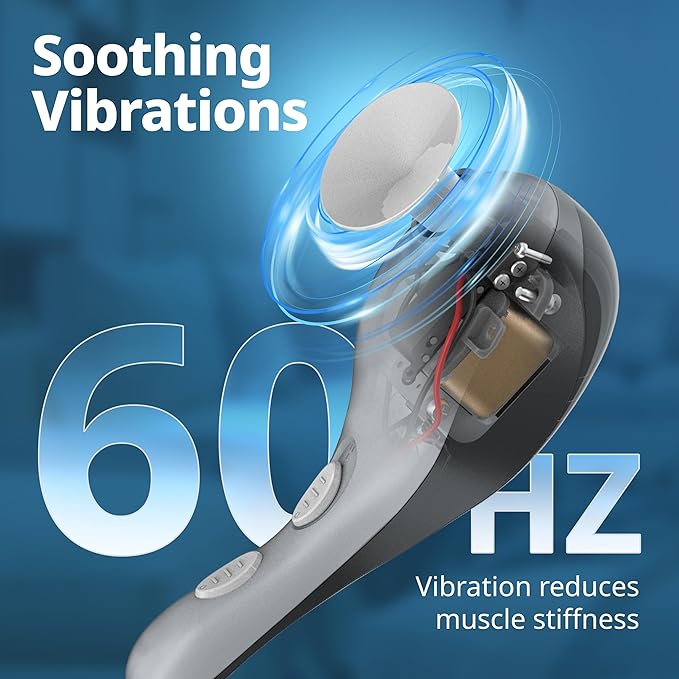 Wahl Soothing Vibration Corded Massager with 4 Attachment Heads, 2 Speed Massage Tool for Pressure & Pain Relief on The Face, Neck and Head, FSA Eligible, Model 4120-600 Wahl