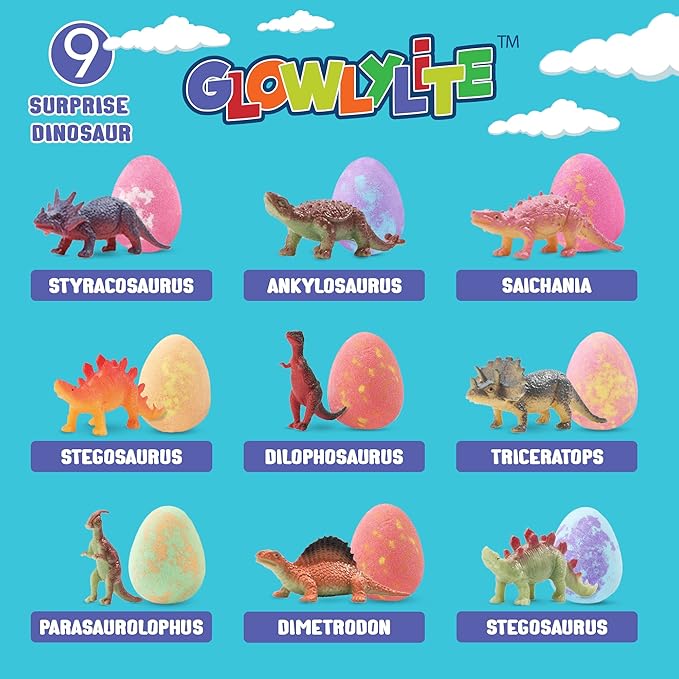 Bath Bombs | 9 Pack Organic Bath Bomb For Kids With Surprise Inside | Organic Bubble Bath Fizzies With Toys, Fun Birthday Gift And Stocking Stuffer for Boys and Girls, Perfect for Bath Time - Bloomnest
