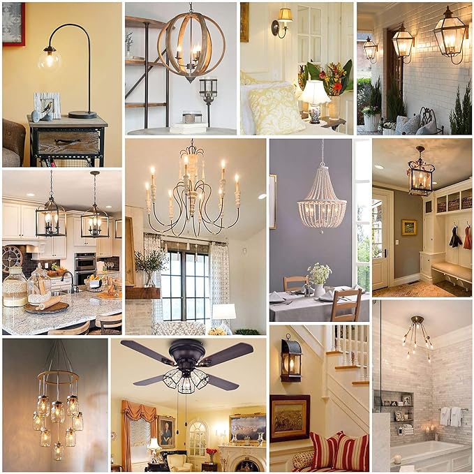E12 Dimmable LED Bulb 40 watt Candelabra Light Bulbs 3000K Soft White Chandelier Light Bulbs 4W Frosted E12 Vintage LED Filament Vintage Candle Bulb with Decorative, 400lm, 6Pack. - Bloomnest