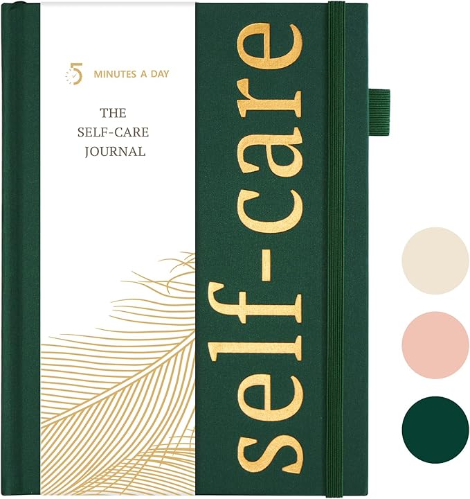 5 MINUTES A DAY Self-Mastery Journal for Men - Gratitude and Productivity Journal for Mindfulness, Positivity, Self Care and Reflection - Guided Journal for Women with Mood Tracker, A5 (Dark Green) 5MINUTESADAY