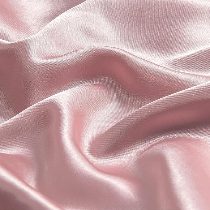 BEDELITE Satin Body Pillow Cover 2 Pack, Super Soft and Cooling Body Pillow Pillowcase for Hair and Skin, Breathable Silky Full Long Pillowcase Cover(20"x54", Nostalgia) - Bloomnest