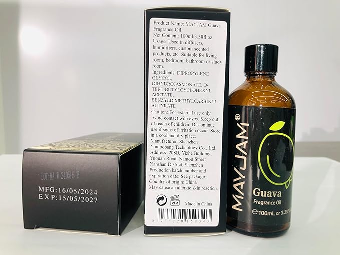 MAYJAM 100ML/3.38FL.OZ Pear Fragrance Oils with Glass Dropper, Essential Oils for Diffusers for Home, Long Lasting Scented Oils for Diffusers Soap Candle Making - Bloomnest