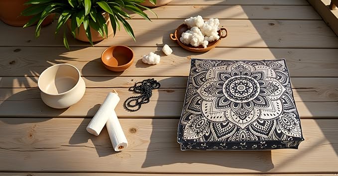 24" Black Gold Flower Mandala Barmeri Large Floor Pillow Cover Cushion Meditation Seating Ottoman Throw Cover Hippie Decorative Zipped Bohemian Pouf Ottoman Pom Pom Cases 24 " square - Bloomnest