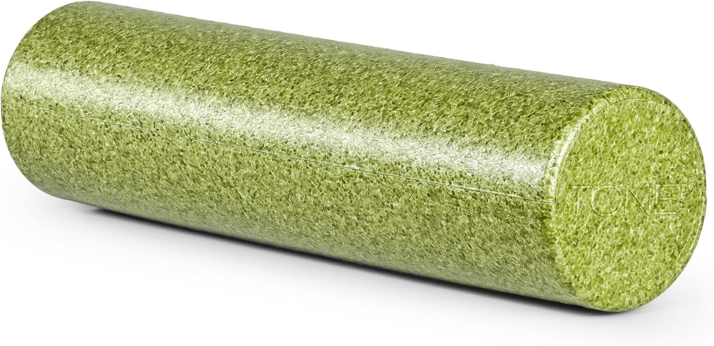 Tone Fitness High Density EPP Foam Exercise Foam Roller for Yoga, Pilates, Stretching, Massage, and Recovery | Multiple Sizes and Colors
