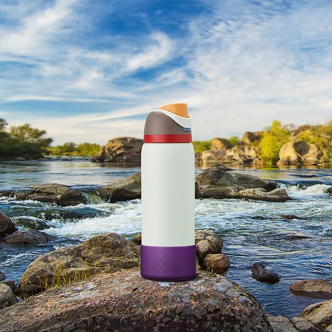 Silicone Boot for Owala Water Bottle 24 oz 32 oz 40 oz, Anti-Slip Protective Sleeve for FreeSip/Twist/Flip Stainless Steel Water Bottles Accessories BEONSKY