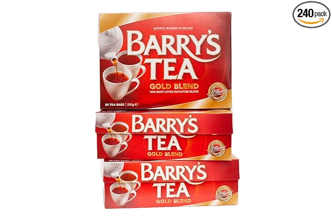 Barry's Tea Gold Blend 80ct 3-Pack (240 Teabags), Direct from Barry's Tea in Ireland - Bloomnest