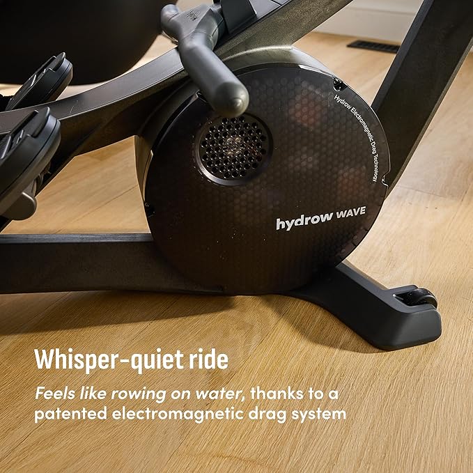 Hydrow Wave Rowing Machine with 16" HD Touchscreen & Speakers - Foldable | Live Home Workouts, Subscription Required - Bloomnest