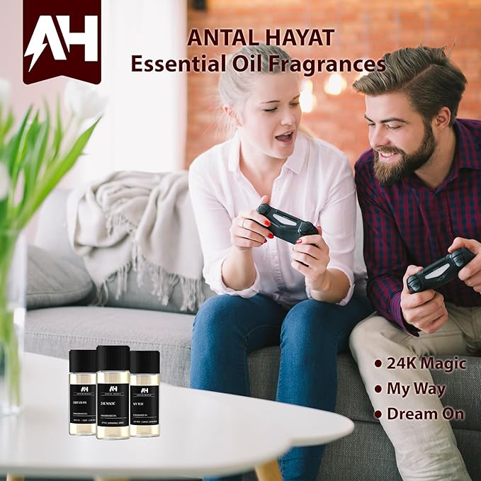 My Way Diffuser Oil 20ml - Antal Hayat Diffuser Oil - Home Luxury Scents - Lemon, Comforting Sandalwood, Warm Cedarwood & Pretty Iris - Aromatherapy Inspired by The One Hotel Miami Beach - Bloomnest