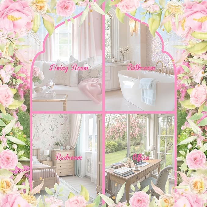 Floral Essential Oils Set, Fragrance Oil Gift Set for Diffuser, Natural Scent Diffuser Oil for Candle Making- Rose, Gardenia, Jasmine, Honeysuckle, Violet, Lilac - Bloomnest