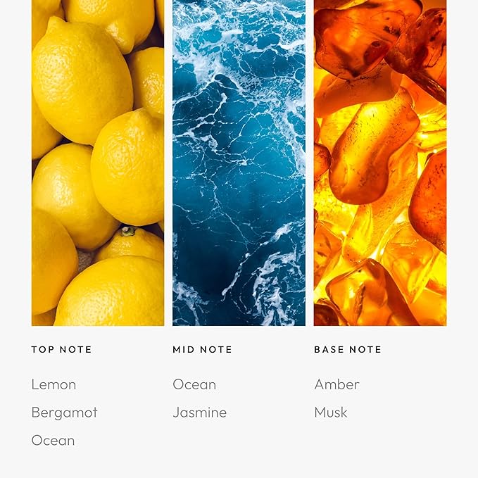 Aroma360 - Escapade Fragrance Oil Scent - Luxury Aromatherapy Scent Diffuser Oil - Hints of Lemon, Ocean, Bergamot, & Fragrant Jasmine - for Essential Oil Diffusers - for Home & Office - 120mL - Bloomnest
