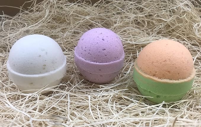 Variety Pack Bath Bombs 2.5 oz. Each Cocoa Butter and Plant-Based Ingredients Support Refugee Employment in USA (Variety 12 Pack) - Bloomnest