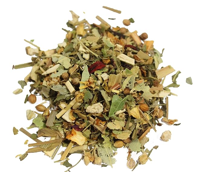 Nelson's Tea Mint Sampler Pack - 5 Variety Pack - Loose Leaf Tea Sampler - BlackberryMint 2oz, Lemon Ginger Mint 1.6 oz, MangoMint Peach 2oz, MoroccanMint 2Oz, WatermelonMint 1.6oz - Bloomnest