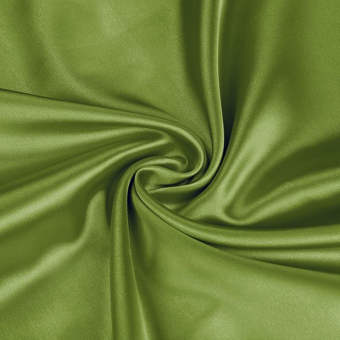 BEDELITE Satin Body Pillow Cover, Super Soft and Cooling Body Pillow Pillowcase for Hair and Skin, Breathable Silky Full Long Pillowcase Cover(20"x54", Cedar Green) - Bloomnest