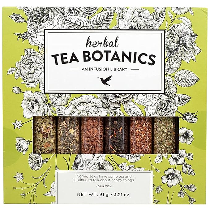 eat.art Tea Botanics | Globally Sourced Herbal Tea Sampler Gift Set | 8-Pack Gift Set - Bloomnest