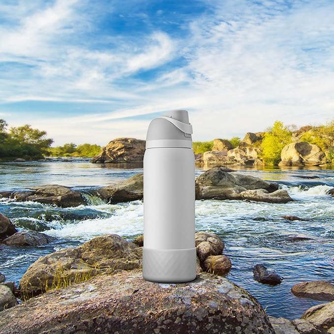 Silicone Boot for Owala Water Bottle 24 oz 32 oz 40 oz, Anti-Slip Protective Sleeve for FreeSip/Twist/Flip Stainless Steel Water Bottles Accessories BEONSKY