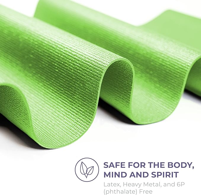 Sunshine Yoga Voyage Yoga Mat, 6 Pack, 72" x 24" Professional Studio and Gym Bulk Yoga Mats, 5mm Thick, Durable, Anti-Tear, Non Slip Fitness and Exercise Mats - Bloomnest