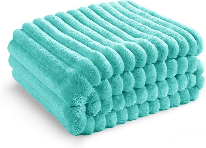 Bedsure GentleSoft Blue Twin XL Blanket for Bed - Cozy Soft Blankets for Women, Cute Small Fleece Throws for Girls, Birthday Gifts for Women Decor Gifts for Mom, Blue Fog, 66x90 Inches - Bloomnest