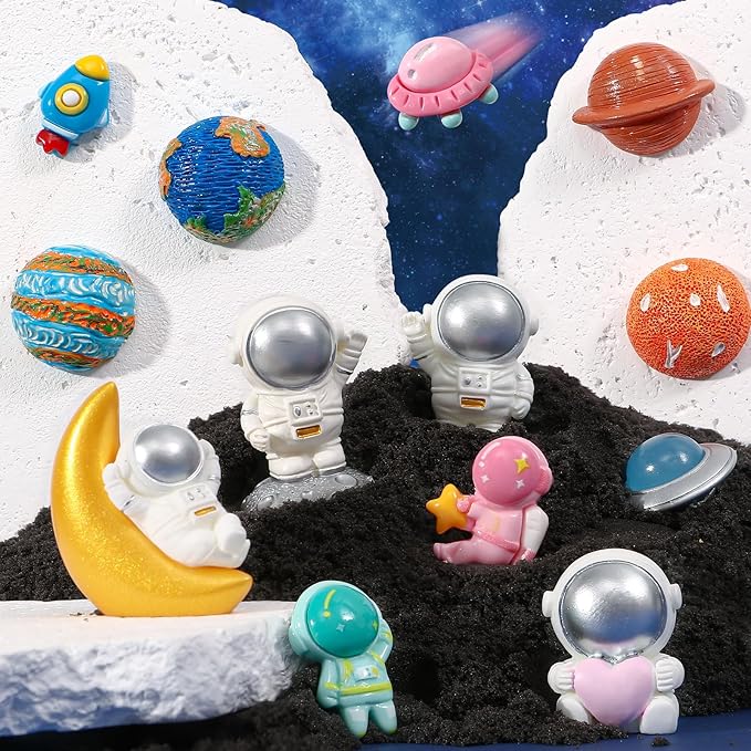 Space Bath Bombs for Kids with Surprise Inside, 8 Pack Kids Galaxy Bath Bombs with Space Toys for Toddler Boys Girls Handemade Rainbow Bubble Bath Fizzies Birthday Christmas Gift Set - Bloomnest