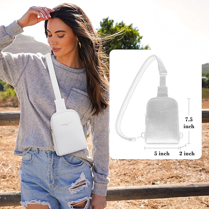 INICAT Small Sling Bag for Women Everyday & Travel Crossbody Bags Lightweight Cross Body Purses Vegan Leather - Bloomnest