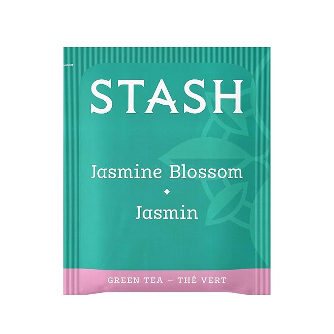 Stash Tea Jasmine Blossom Green Tea - Caffeinated, Non-GMO Project Verified Premium Tea with No Artificial Ingredients, 20 Count (Pack of 6) - 120 Bags Total - Bloomnest