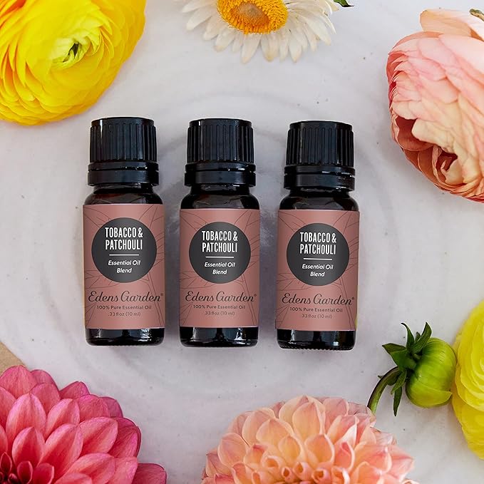 Edens Garden Tobacco Patchouli Essential Oil Blend- 100% Pure Premium Grade, Undiluted, Natural, Therapeutic, Aromatherapy, The Best for Diffusing, Skin, Candle, Humidifiers 10 ml (.33 fl oz) EdensGarden