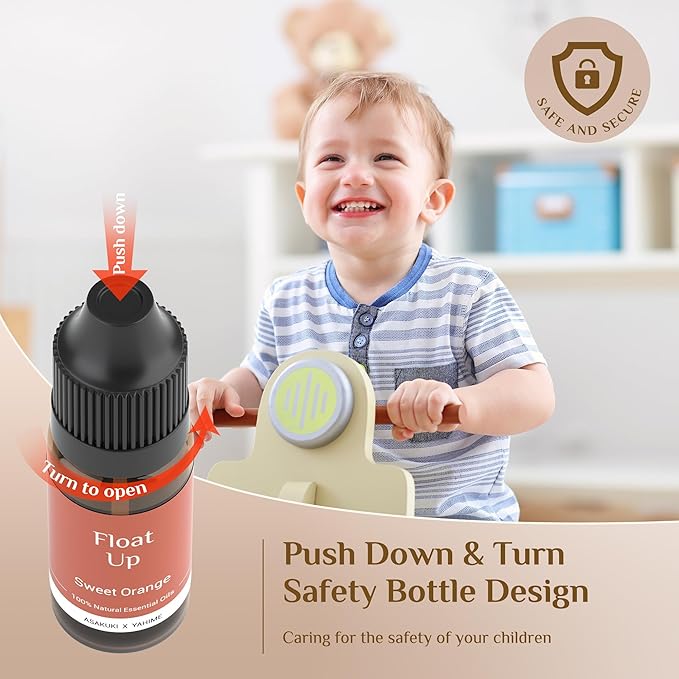 ASAKUKI Essential Oil Diffuser 700ml, Ultrasonic Aromatherapy Humidifier with Top 6 Essential Oils Set, 7 LED Colors, Timer & Auto-Off, Large Room Diffuser - Bloomnest