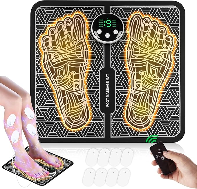 Phixnozar TENS & PMS,Transcutaneous Electronic Nerve Stimulator, EMS Foot Massage for Muscle Relaxation, LCD Display Screen - Bloomnest