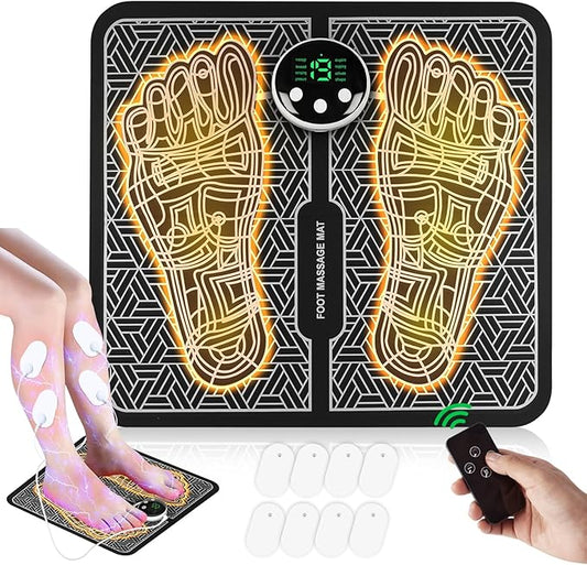 Phixnozar TENS & PMS,Transcutaneous Electronic Nerve Stimulator, EMS Foot Massage for Muscle Relaxation, LCD Display Screen - Bloomnest