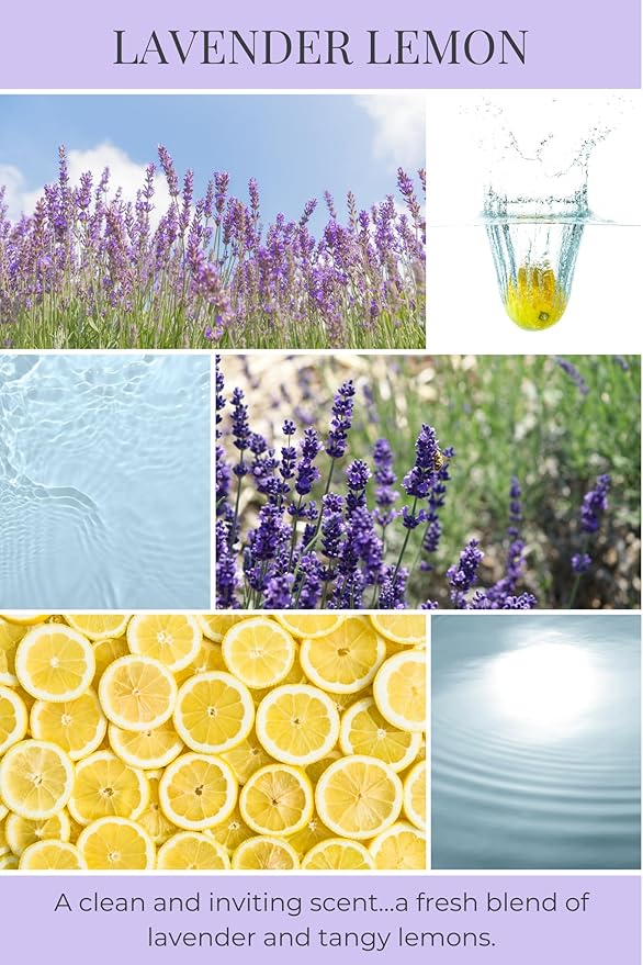 ECO CANDLE CO. Recycled Candle, Lavender Lemon, 26 oz. - Scents of Lavender & Lemons - 100% Soy Wax, No Lead, Kraft Paper Label & Lid, Hand Poured, Phthalate Free, Made from Midwest Grown Soybeans - Bloomnest