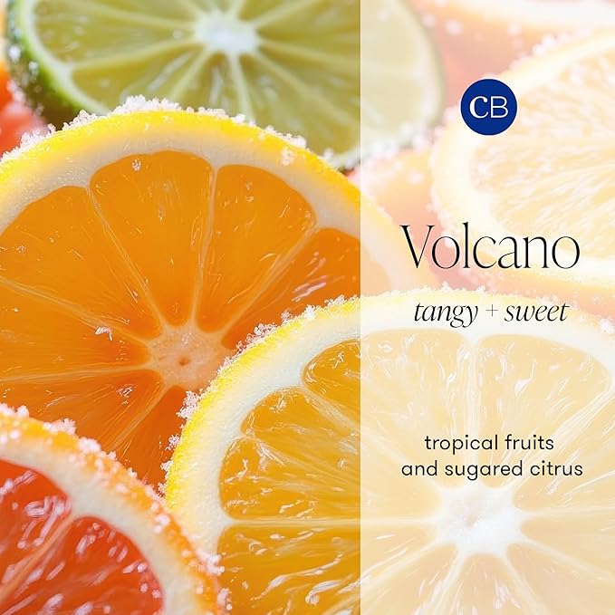 Capri Blue Volcano Fragranced Car Diffuser with Refills - Volcano Car Air Freshener Diffuser - Includes Tropical Fruit Scented Refills - Bloomnest