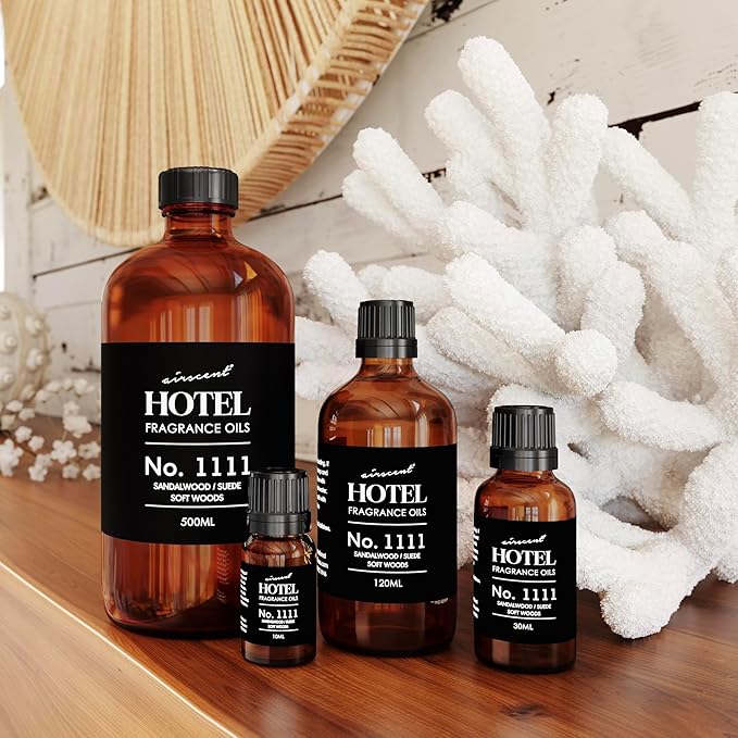 AirScent My Way Diffuser Oil Inspired by The 1 Hotel Miami Scent - Premium Fragrance Oil Blend for Ultrasonic and Waterless Diffusers and Crafting - 500 mL, 16.9 fl oz Glass Bottle - Bloomnest