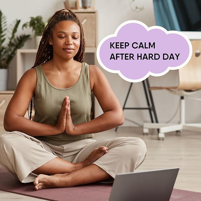 Organic Keep Calm Valerian Root, Lavender, Peppermint Herbal Tea Loose Leaf Relaxing Wellness Blend Caffeine-Free | Natural Stress Relief & Restful Sleep Aid - Bloomnest