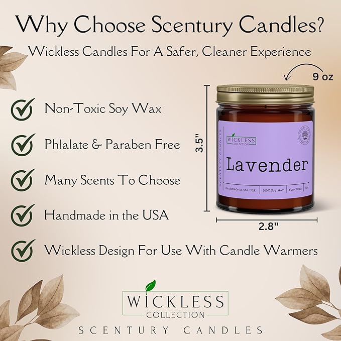 Wickless Cactus Blossom Scented Candles for Candle Warmer Lamp, Many Scents to Choose, 100% Non-Toxic Soy Wax, Scented Candle Melts for Warming Plate, Handmade in The USA (Aloha) - Bloomnest