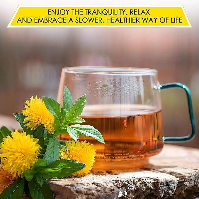 NHAT ANH FARM - Premium Dandelion Tea Bags, 40 Tea Bags, 100% Natural Dried Dandelion Leaves, Naturally Sweet Herbal Tea, Sugar-Free, Caffeine-Free, No Additives. - Bloomnest