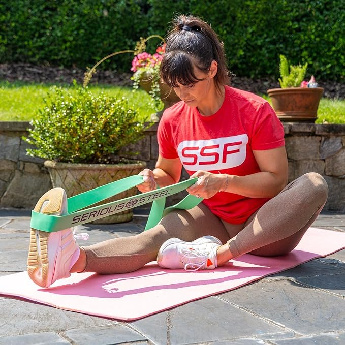 Serious Steel Fitness 37" Resistance Training Bands (Portable Exercise Band System Training Bands- Great for Individuals Looking for Tension Throughout The Exercise) - Bloomnest