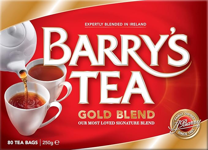Barry's Tea Gold Blend 80ct 3-Pack (240 Teabags), Direct from Barry's Tea in Ireland - Bloomnest