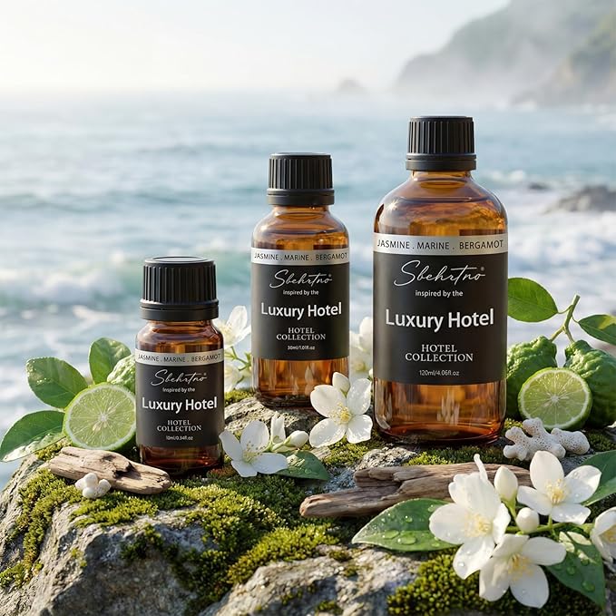 Hotel Collection Diffuser Oil – Inspired by Iconic Five-Star Coastal Hotel Scents – for Essential Oil & Waterless Diffusers (4 Fl Oz (Pack of 1)) - Bloomnest