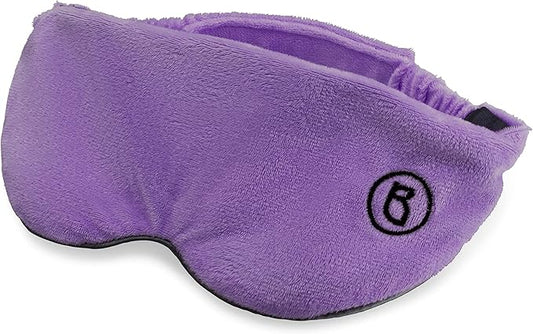 BARMY Weighted Sleep Mask for Women and Men (0.8lb/13oz) Weighted Eye Mask for Sleeping, Eye Cover Blocks Light Helps Relaxation and Night Sleep, Comfortable Blackout Sleeping Mask, Purple - Bloomnest