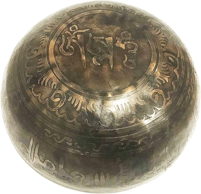 Root chakra Hand Pounded Singing Bowl ~ Nepal [412 SB, 5.5 inch Diameter] - Bloomnest