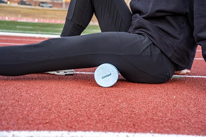 11.8 Inch Medium Density Foam Massage Roller - Light Blue Trigger Point Massage Roller for Deep Tissue Excercise, Massage and Recovery by GolgiStim - Bloomnest